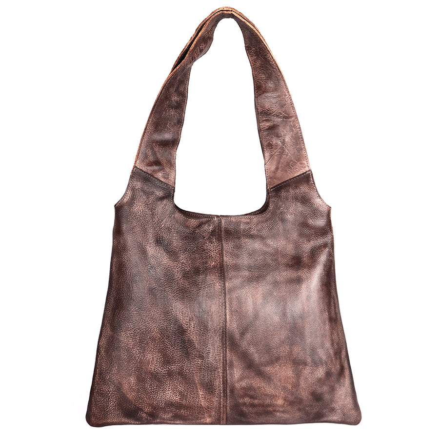 Never Mind Nmbgm138B Hobo Vintage Handmade Genuine Cowhide Leather Women Bag Western Handbag Purse