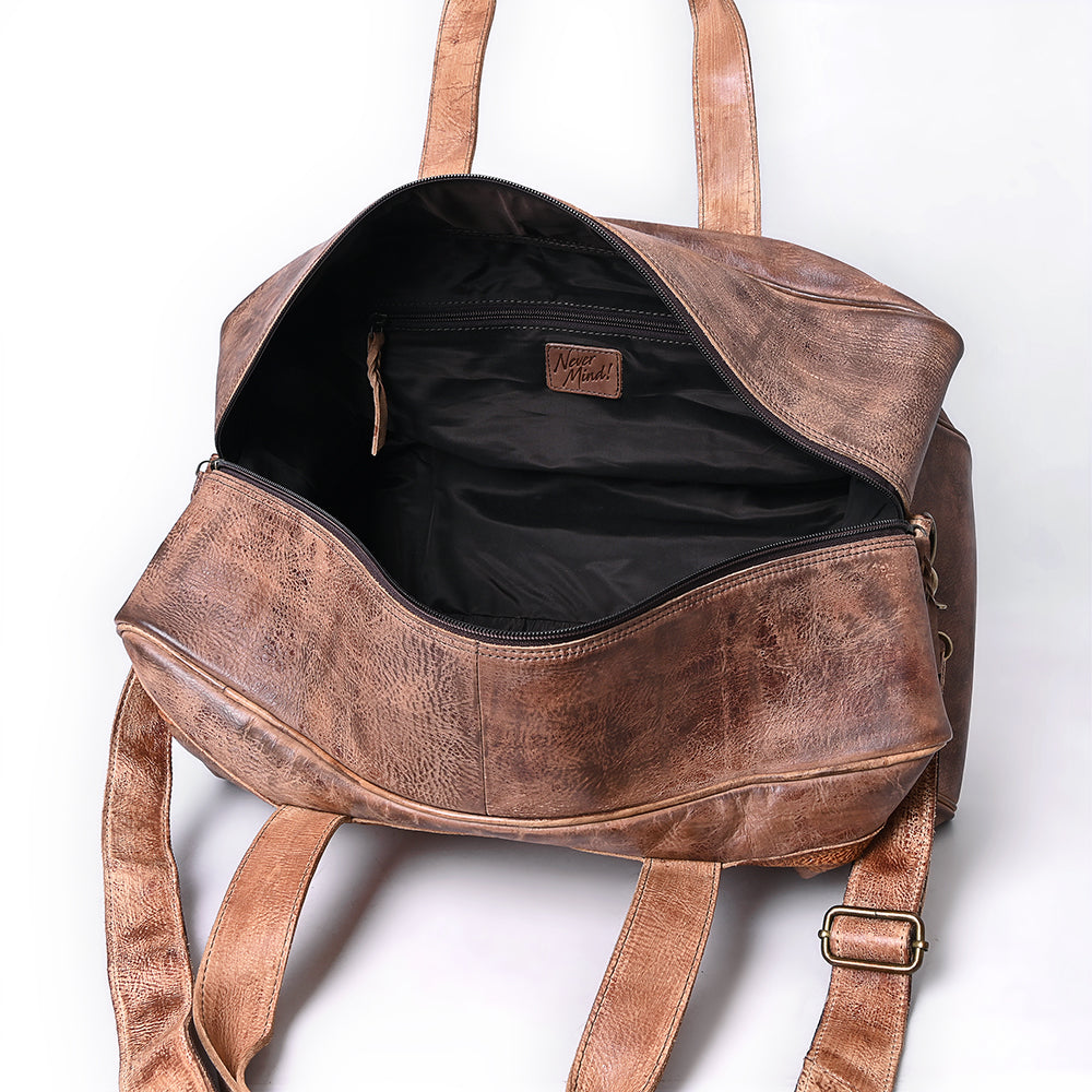 Never Mind NMBGM142 Duffel Genuine Leather Women Bag Western Handbag Purse