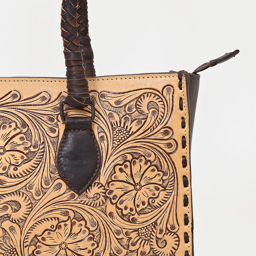 American Darling Tote Hand Tooled Genuine Leather Western Women Bag Handbag Purse | Casual