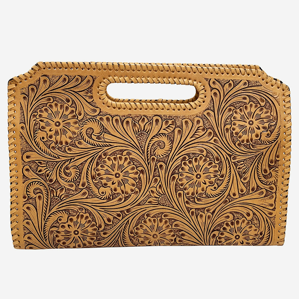 American Darling Clutch Hand Tooled Genuine Leather Western Women Bag Handbag Purse | Purses for