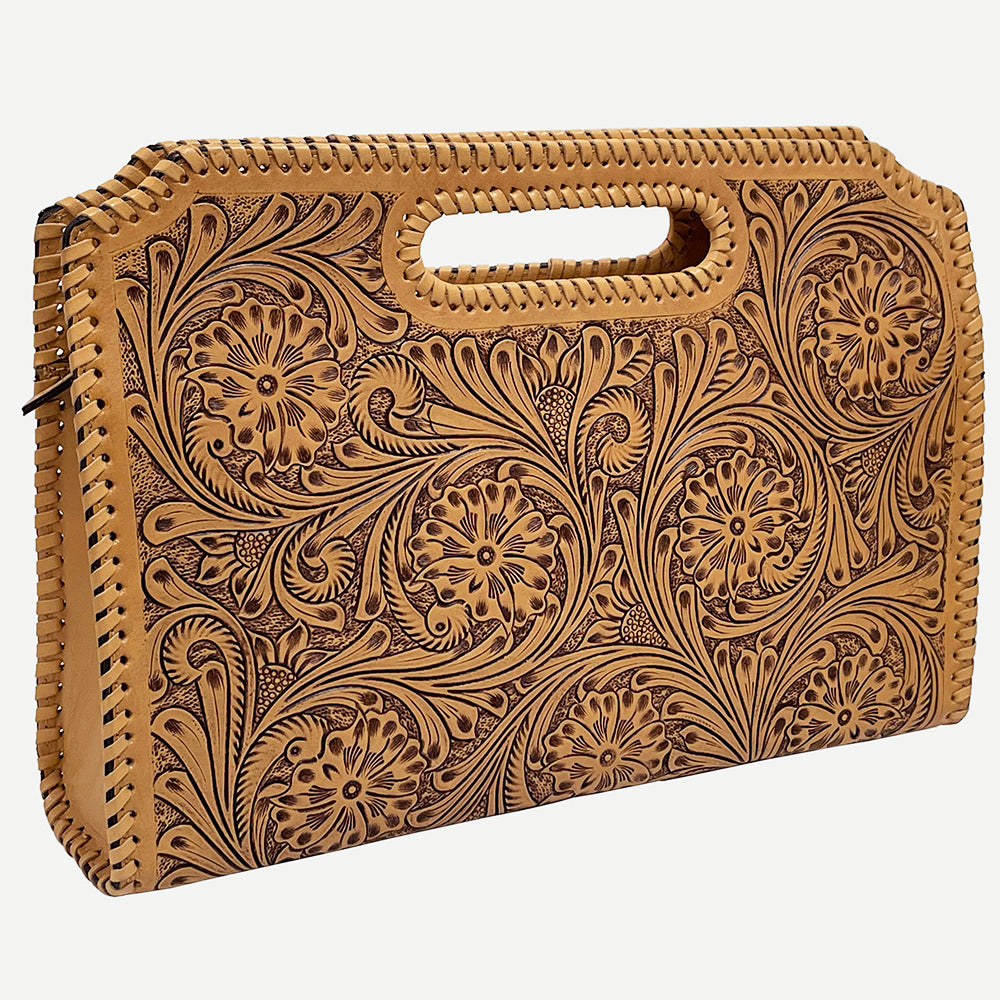 American Darling Clutch Hand Tooled Genuine Leather Western Women Bag Handbag Purse | Purses for