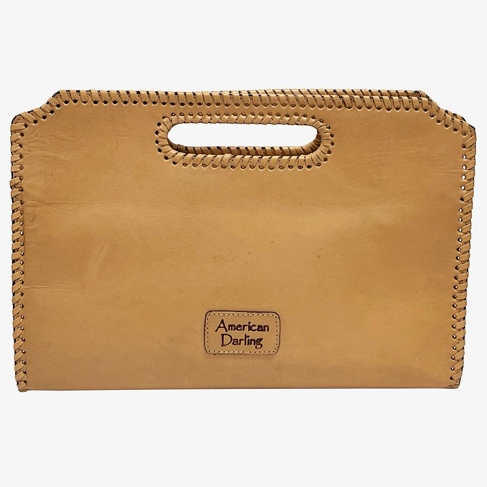 American Darling Clutch Hand Tooled Genuine Leather Western Women Bag Handbag Purse | Purses for