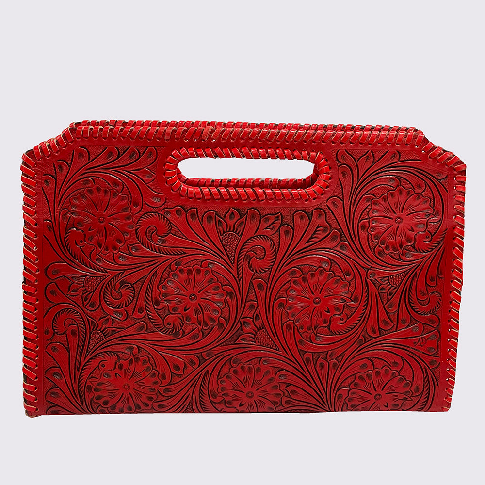 American Darling Clutch Hand Tooled Genuine Leather Western Women Bag Handbag Purse | Purses for