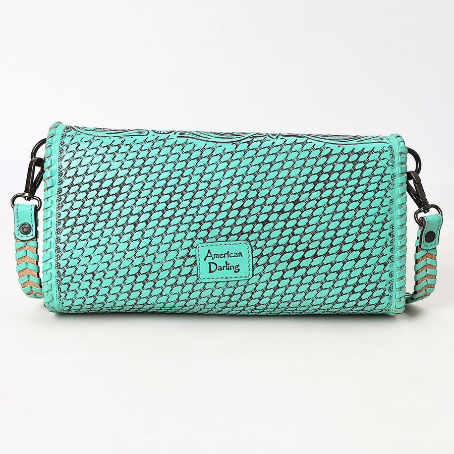 American Darling Wallet Hand Tooled Genuine Leather Western Women Bag | Wristlet Travel