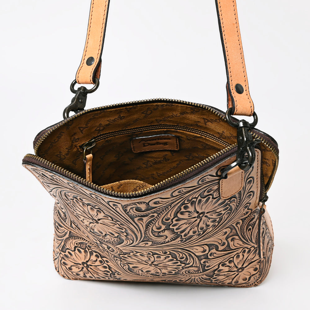 American Darling Crossbody Hand Tooled Genuine Leather Western Women Bag Handbag Purse | Purses for Cute