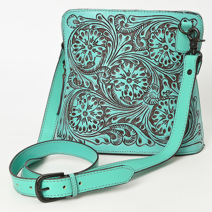 American Darling Crossbody Hand Tooled Genuine Leather Western Women Bag Handbag Purse | Purses for Cute
