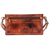 Never Mind Nmbgm140B Wallet Vintage Handmade Genuine Cowhide Leather Women Bag Western Handbag Purse