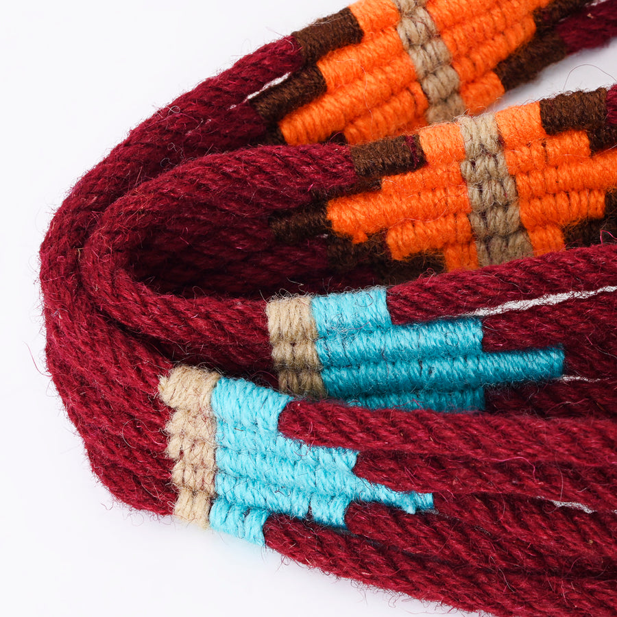 American Darling ADWSX901 Hand braided Wool strand Crossbody Handle Strap For Bags
