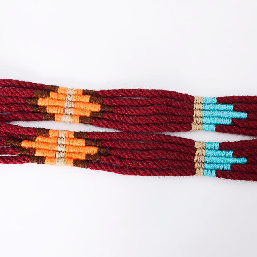 American Darling ADWSX901 Hand braided Wool strand Crossbody Handle Strap For Bags