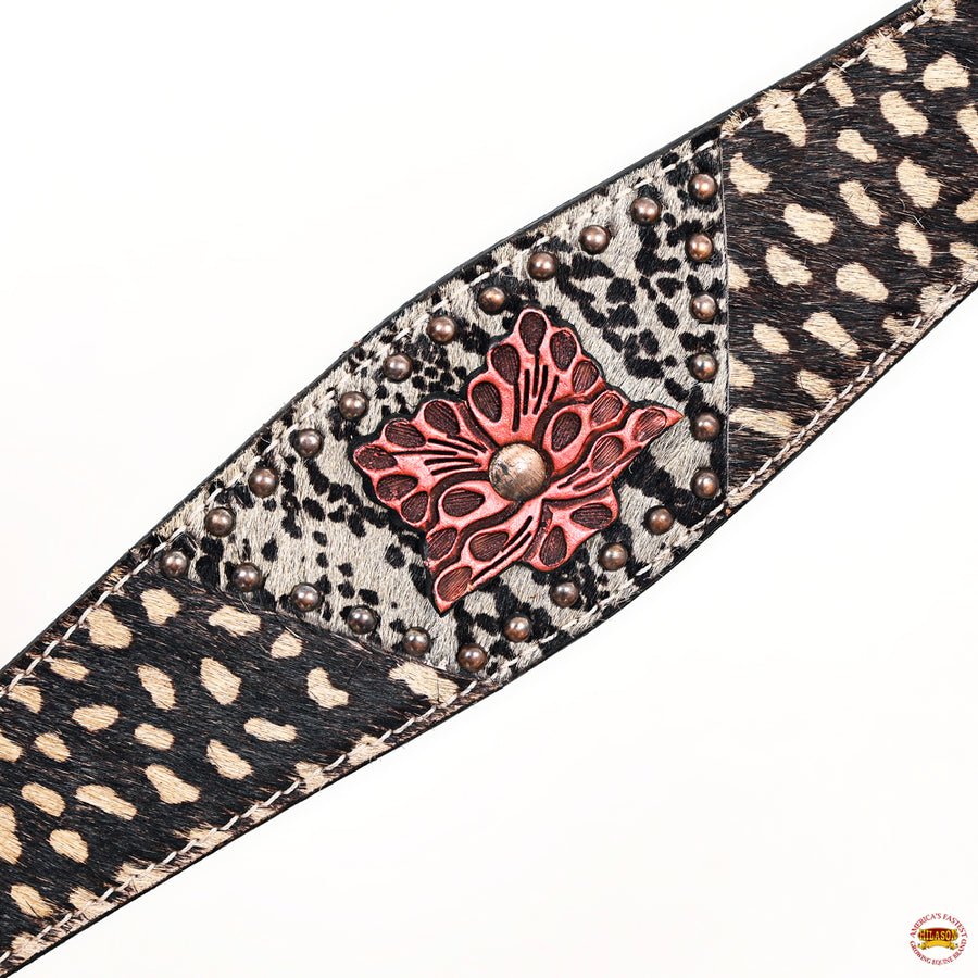 HILASON Western Horse Headstall Breast Collar Set Leather Brown | Tack for Horses