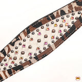 HILASON Western Horse Headstall Breast Collar Leather Tan