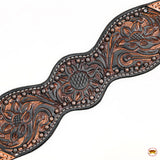HILASON Western Horse Headstall Breast Collar Leather Brown