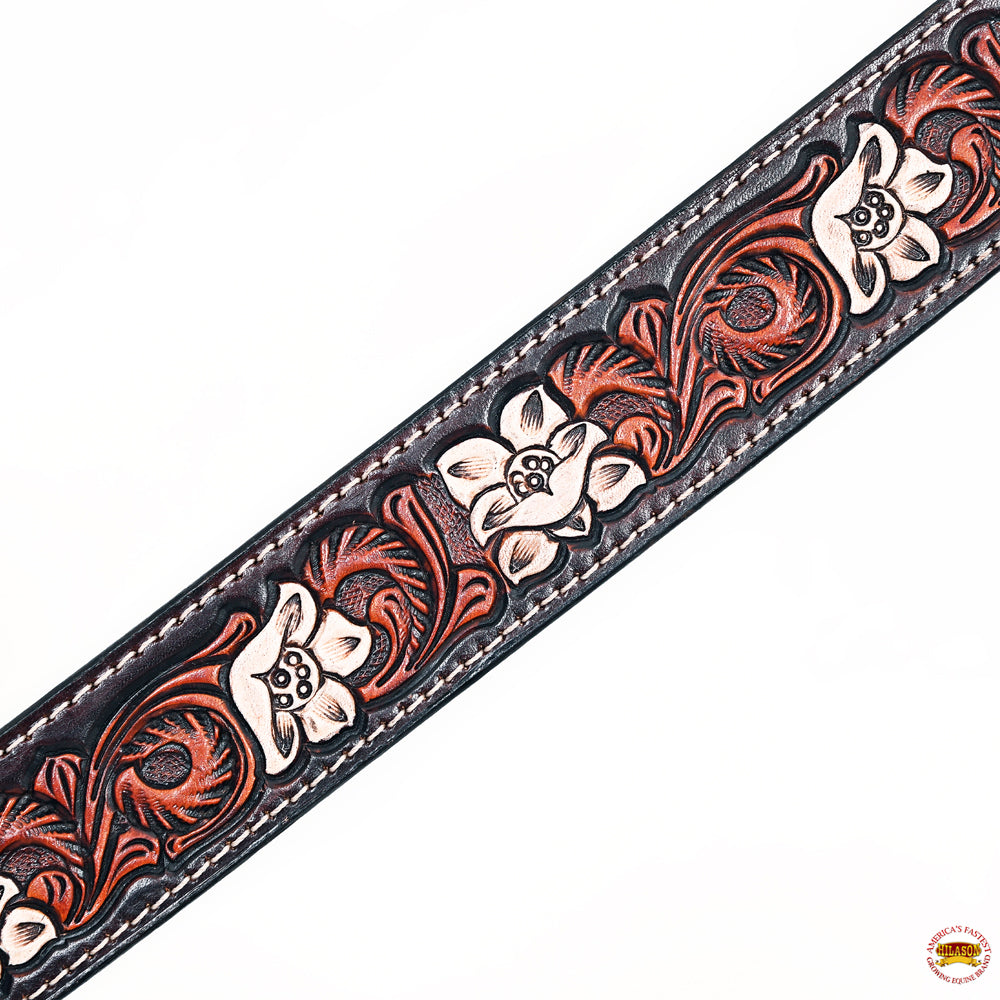 HILASON Western Horse Headstall Breast Collar Leather Brown