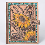 American Darling Portfolio Bag Hand Tooled Crocodile embossed Genuine Leather women bag western handbag purse