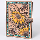 American Darling Portfolio Bag Hand Tooled Crocodile embossed Genuine Leather women bag western handbag purse