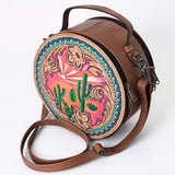 American Darling Canteen Bag Hand Tooled Genuine Leather Western Women Bag | Handbag Purse | Women Canteen Bag | Travel Canteen Bag