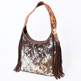 American Darling Hobo Hair-On Saddle Blanket Fabric Genuine Leather Western Women Bag | Handbag Purse Bags for Wallet Cute