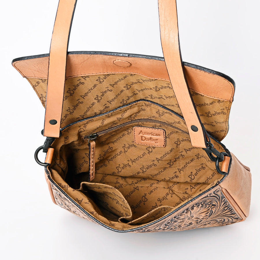 American Darling Cross Body Hand Tooled Genuine Leather Western Women Bag Handbag Purse | Crossbody for |Cute