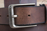 HILASON Western Genuine Leather Belt for Men Women Cowboy Cowgirl Handmade Unisex Full Grain Heavy Duty Tooled Belt for Jeans