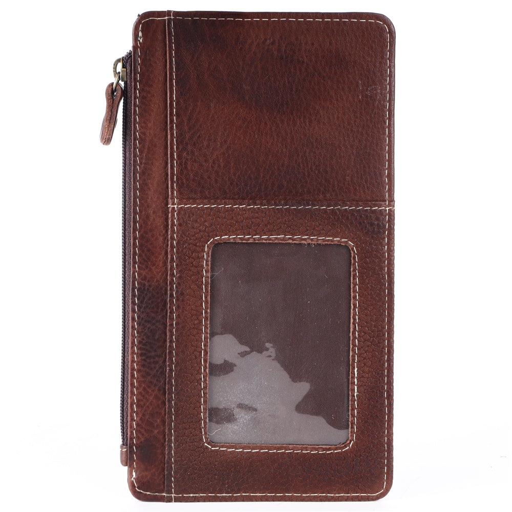 Never Mind Nmbgm132D Wallet Vintage Handmade Genuine Cowhide Leather Women Bag Western Handbag Purse