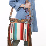 American Darling Cross Body Hand Tooled Saddle Blanket Genuine Leather Women Bag Western Handbag Purse