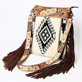 American Darling Cross Body Hand Tooled Saddle Blanket Genuine Leather Women Bag Western Handbag Purse