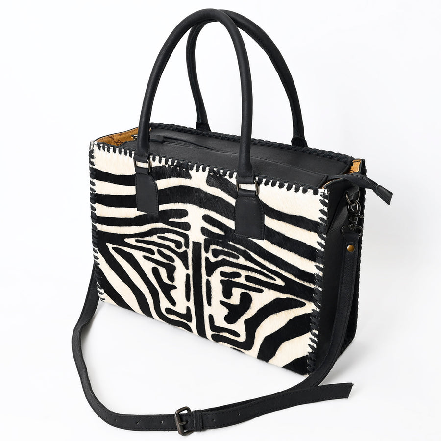 American Darling Briefcase Hair On Genuine Leather Western Women Bag | Handbag Weekend Travel Bags for