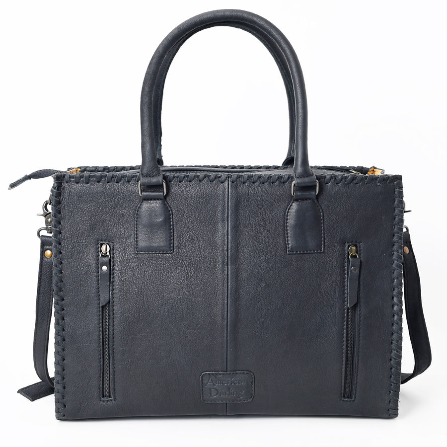 American Darling Briefcase Hair On Genuine Leather Western Women Bag | Handbag Weekend Travel Bags for