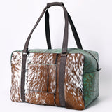 American Darling Duffel Hair on Genuine Leather Western Women Bag | Leather Duffle Bag | Weekend Bag | Travel Duffel Bags