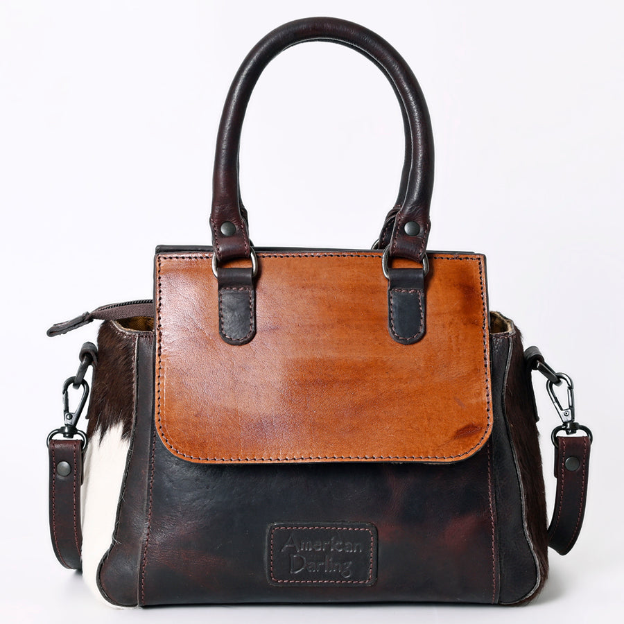 American Darling Duffel Hair on Genuine Leather Western Women Bag | Duffle Weekend Travel Bags