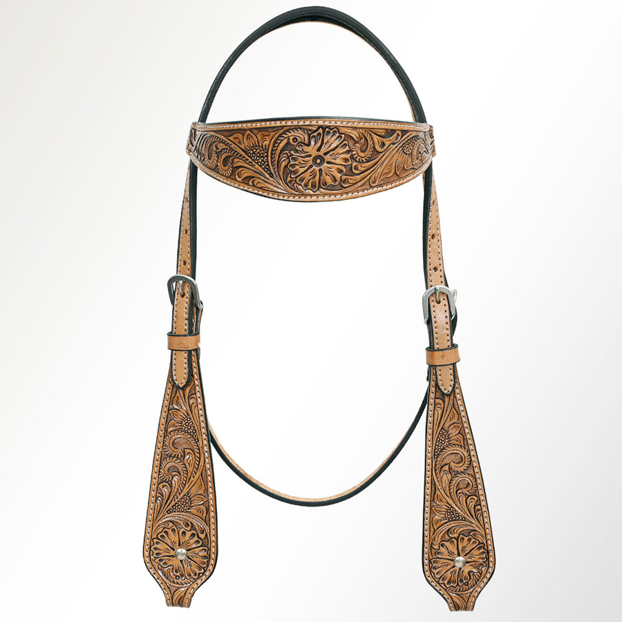 COMFYTACK Western Horse Wade Saddle American Leather Ranch Roping With Reins Tan 16 In