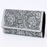American Darling Wallet Hand Tooled Genuine Leather Western Women Bag | Wristlet Travel