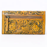 American Darling Wallet Hand Tooled Genuine Leather Western Women Bag | Wristlet Travel