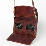 American Darling Wallet Hair on Full Grain Genuine Leather Western Women Bag | Handbag Purse Travel Clutch