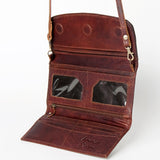 American Darling Wallet Hair on Full Grain Genuine Leather Western Women Bag | Handbag Purse Travel Clutch