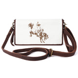 American Darling Wallet Hand Tooled Genuine Leather Western Women Bag | Handbag Purse Wristlet Travel Clutch