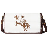 American Darling Wallet Hand Tooled Genuine Leather Western Women Bag | Handbag Purse Wristlet Travel Clutch