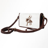 American Darling Wallet Hand Tooled Genuine Leather Western Women Bag | Handbag Purse Wristlet Travel Clutch