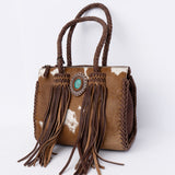 American Darling Duffel Hair On Genuine Leather Western Women Bag | Handbag Duffle Weekend Travel Bags for