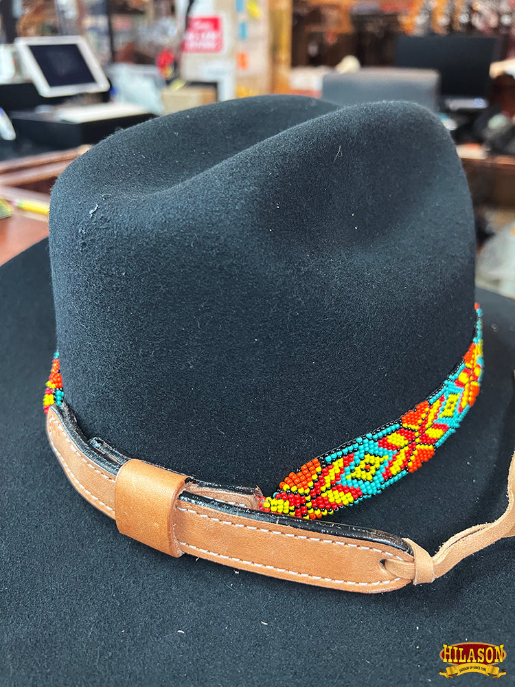 HILASON Beaded American Style Western Cowgirl Handmade Hatband | Hat Band Women Cowboy Headbands for Bands