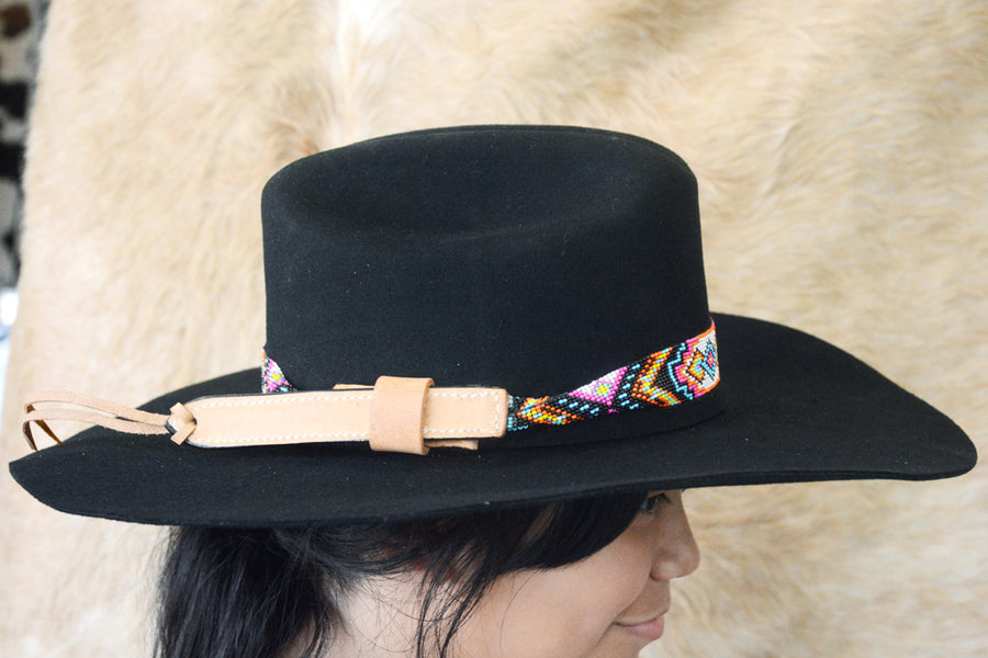 HILASON Beaded American Style Western Cowgirl Handmade Hatband | Hat Band Women Cowboy Headbands for Bands