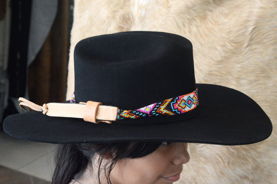 HILASON Beaded American Style Western Cowgirl Handmade Hatband | Hat Band Women Cowboy Headbands for Bands