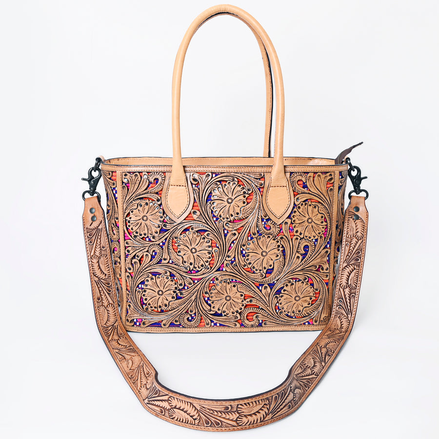 American Darling Tote Hand Tooled Genuine Leather Western Women Bag Handbag Purse | Casual