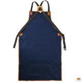 HILASON Western Heavy Duty Work Leather Apron For Woodworker Blacksmith Carpenters With Tool Pockets