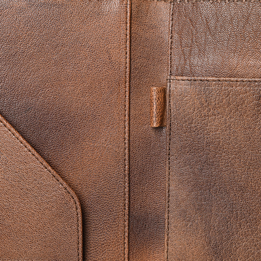 American Darling Portfolio Bag Hand Tooled Crocodile embossed Genuine Leather women bag western handbag purse