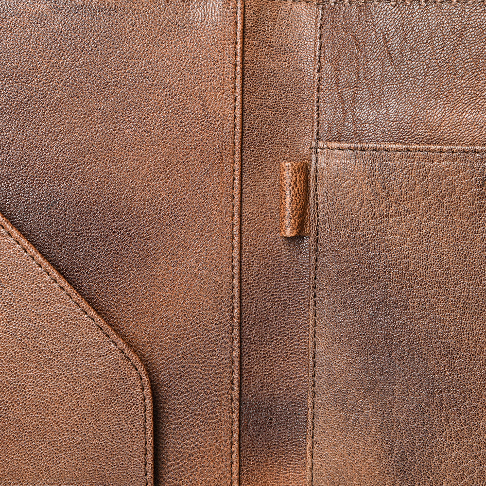 American Darling Portfolio Bag Hand Tooled Crocodile embossed Genuine Leather women bag western handbag purse