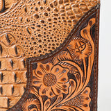 American Darling Portfolio Bag Crocodile Embossed Genuine Leather Western Women Bag | Portfolio Bag | Leather Portfolio Bag | Student Portfolio Bag | Portfolio Bag for Sketches