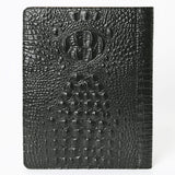 American Darling Portfolio Bag Hand Tooled Crocodile embossed Genuine Leather women bag western handbag purse
