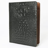 American Darling Portfolio Bag Hand Tooled Crocodile embossed Genuine Leather women bag western handbag purse