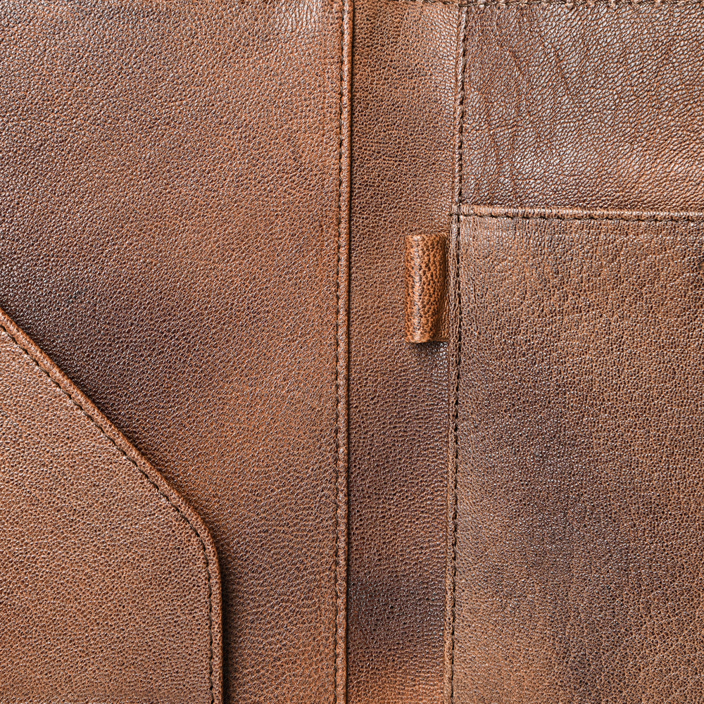 American Darling Portfolio Bag Hand Tooled Crocodile embossed Genuine Leather women bag western handbag purse